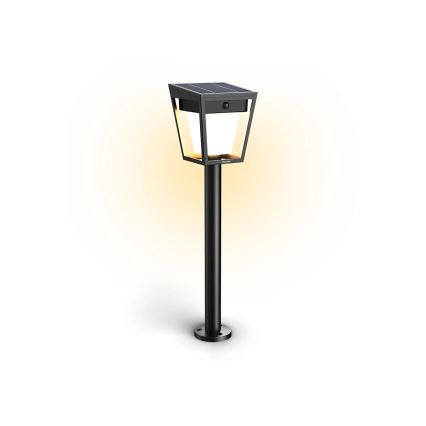 Philips - Lampă solară LED cu senzor de mișcare și crepuscul NISSA LED/1,8W/3,7V 2600 mAh 3000K IP44