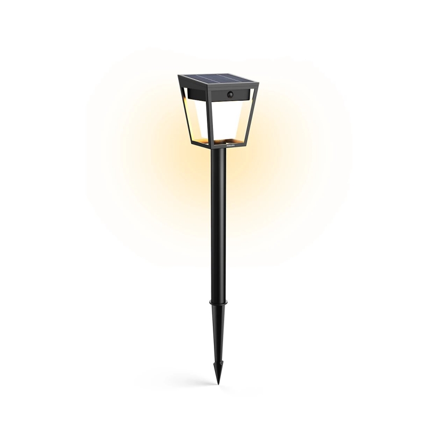 Philips - Lampă solară LED cu senzor de mișcare și crepuscul NISSA LED/1,8W/3,7V 2600 mAh 3000K IP44