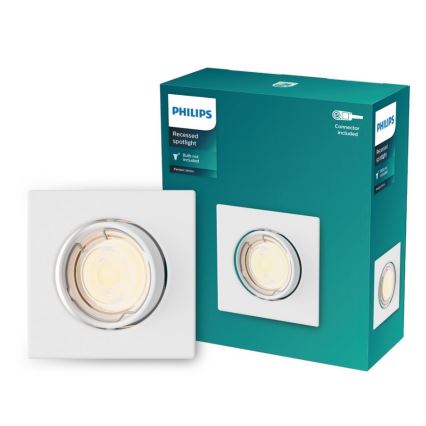 Philips - Plafonieră încastrată PERIDOT 1xGU10/7W/230V albă