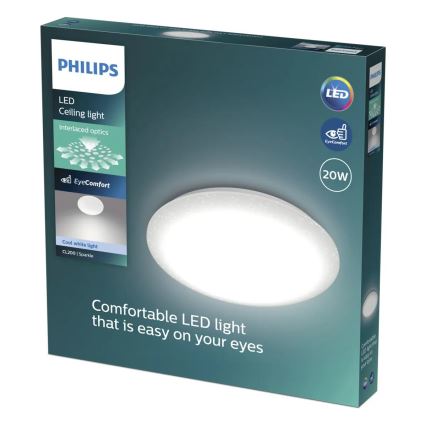 Philips - Plafonieră LED, 20 W, 230 V, 4000 K