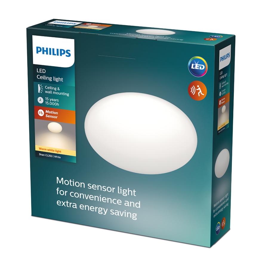 Philips - Plafonieră LED cu senzor LED/12W/230V 2700K