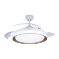 Philips - Plafonieră LED cu ventilator, 35W/230V, 5500/4000/2700K, auriu + telecomandă
