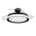 Philips - Plafonieră LED cu ventilator BLISS LED/35W/230V 5500/4000/2700K neagră + telecomandă