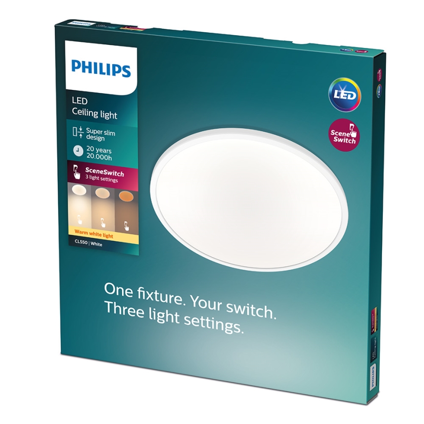 Philips - Plafonieră LED dimabilă CLEAR LED/18W/230V 2700K