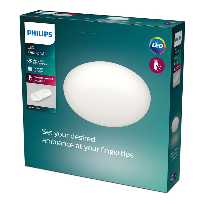 Philips - Plafonieră LED reglabilă LED/23W/230V + telecomandă