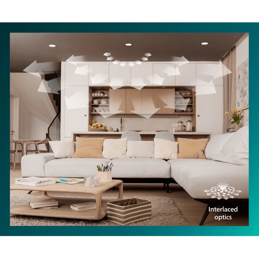 Philips - Plafonieră LED încastrată MESON LED/12,5W/230V 3000K