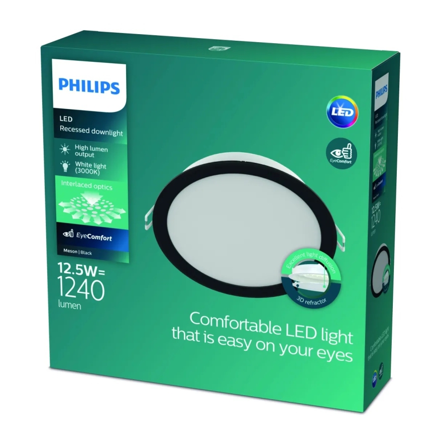 Philips - Plafonieră LED încastrată MESON LED/12,5W/230V 3000K