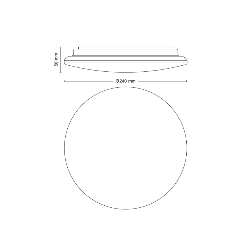 Philips - Plafonieră LED MOIRE LED/10W/230V 2700K Ø 24 cm