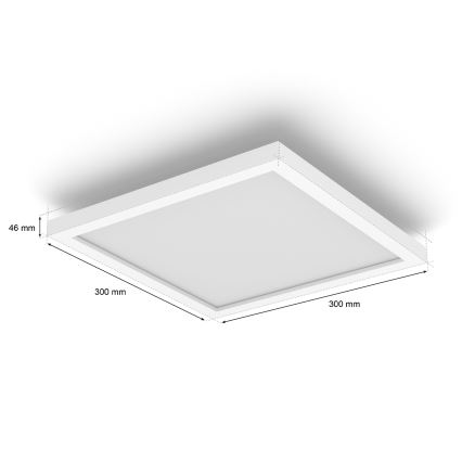 Philips - Plafonieră LED dimabilă Hue AURELLE LED/19W/230V 2200-6500K 30x30 cm albă
