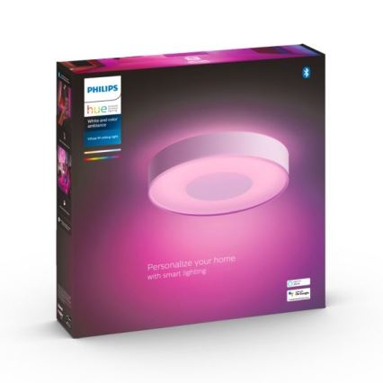 Philips - Plafonieră dimabilă LED RGB Hue INFUSE, 33,5 W/230 V, 2000–6500 K, Ø 381 mm, alb