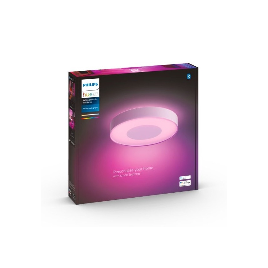 Philips - Plafonieră LED RGB dimmabilă Hue INFUSE LED/52,5W/230V 2000-6500K diam. 425 mm albă