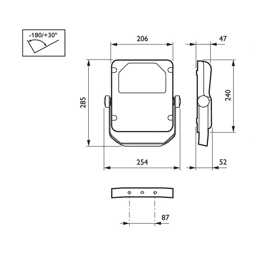 Philips - Proiector LED CORELINE LED/38W/230V IP65