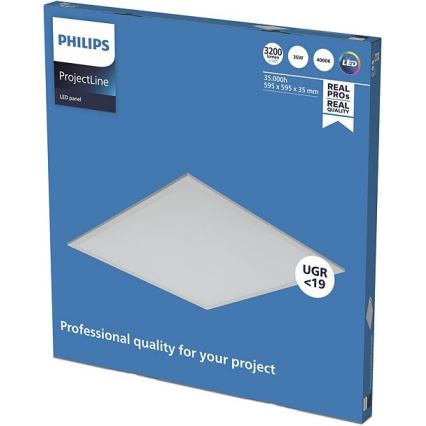 Philips - Panou LED pentru tavan fals PROJECTLINE LED/36W/230V 59,5x59,5 cm
