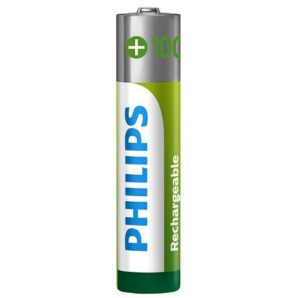 Philips R03B4RTU10/10 - 4 buc Baterie reincarcabila AAA MULTILIFE NiMH/1,2V/1000 mAh