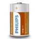 Philips R20L2B/10 - 2 buc Baterie clorura de zinc D LONGLIFE 1,5V