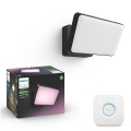 Philips - Reflector exterior LED RGB dimmabil Hue DISCOVER LED/15W/230V 2000-6500K IP44 + Hue bridge