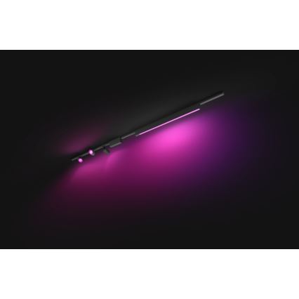 Philips - SET 4x LED RGB Lumină reglabilă pentru sistemul de șine Hue PERIFO LED RGB/44,6W/230V 2000-6500K