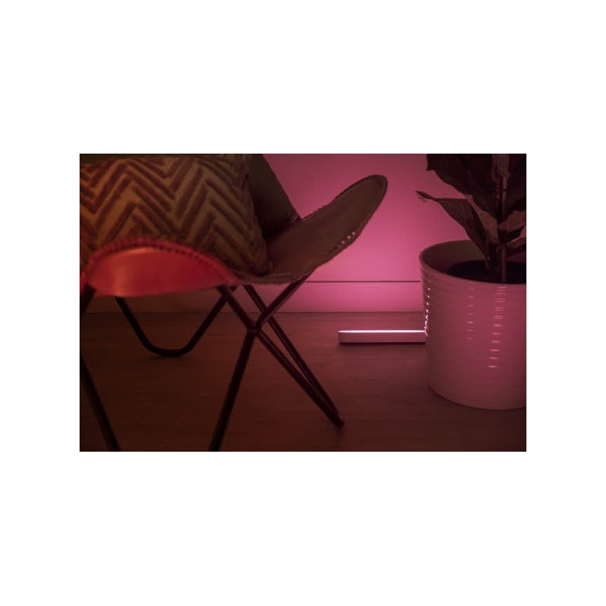 Philips 78202/1E/P7  - SET 2x LED RGB Lampă de masă dimmabilă HUE WHITE AND COLOR AMBIANCE LED/6W/230V alb