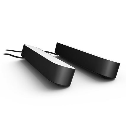 Philips 78202/30/E7 - SADA 2x LED RGB Lampă de masă dimmabilă HUE WHITE AND COLOR AMBIANCE LED/6W/230V