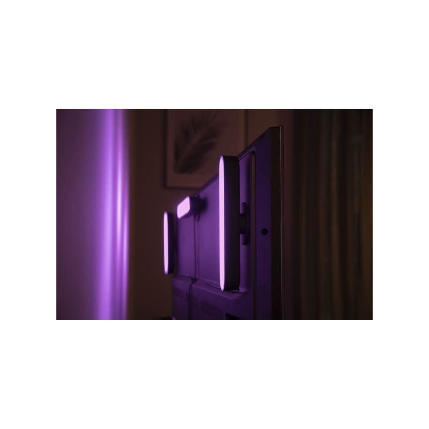 Philips 78202/30/E7 - SADA 2x LED RGB Lampă de masă dimmabilă HUE WHITE AND COLOR AMBIANCE LED/6W/230V