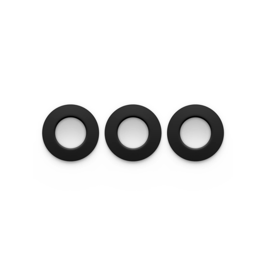 Philips - Set de 3 corpuri de iluminat LED RGBW, reglabile, încastrate pentru baie Hue SLIM, LED/8,3W/230V, 1000-20000K, negru P44