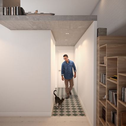 Philips - Set 3x corp încastrat LED RGBW dimmabil DONEGAL 1xGU10/4,8W/230V + telecomandă