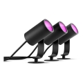 Philips - SET 3x Spot LED Hue LILY 3xLED/8W/230V IP65