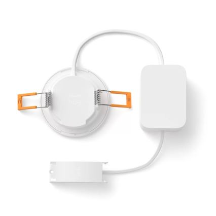 Philips - Set de 2 spoturi LED RGBW încastrate pentru baie, reglabile, Hue SLIM LED/8,3W/230V 2000-6500K alb IP44