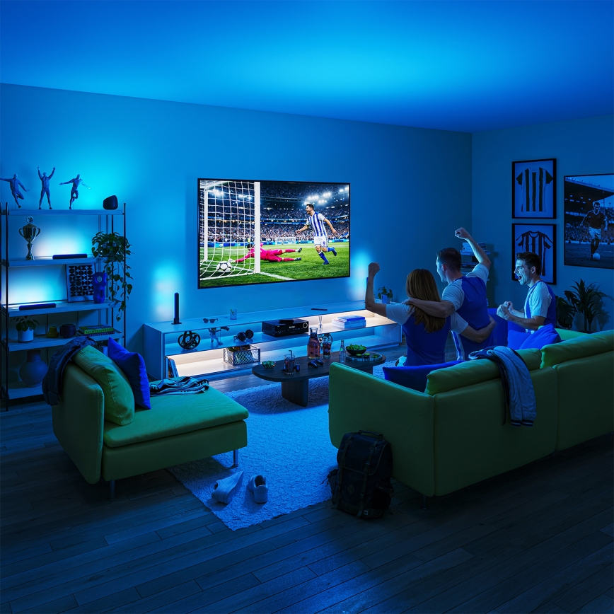 Philips - Set de 2 corpuri de iluminat LED RGBIC reglabile SMART GRADIENT LED/8W/230V 2700-6500K Wi-Fi