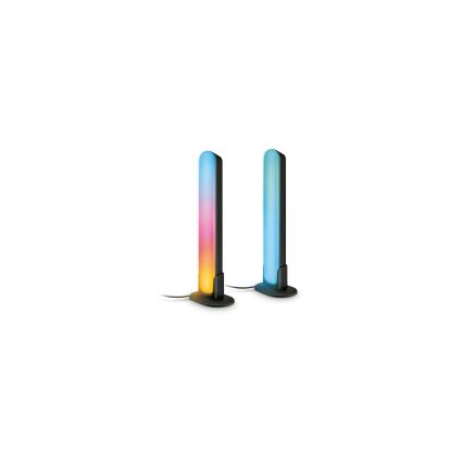 Philips - Set de 2 corpuri de iluminat LED RGBIC reglabile SMART GRADIENT LED/8W/230V 2700-6500K Wi-Fi