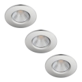 Philips - Set de 3 corpuri de iluminat LED reglabile pentru baie DIVE LED/5,5W/230V IP65
