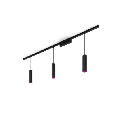 Philips - Set de 3 lustre suspendate pe cablu LED RGBW, dimabile, compatibile cu sistemul de șină Hue PERIFO LED/15,6W/230V 2000-6500K