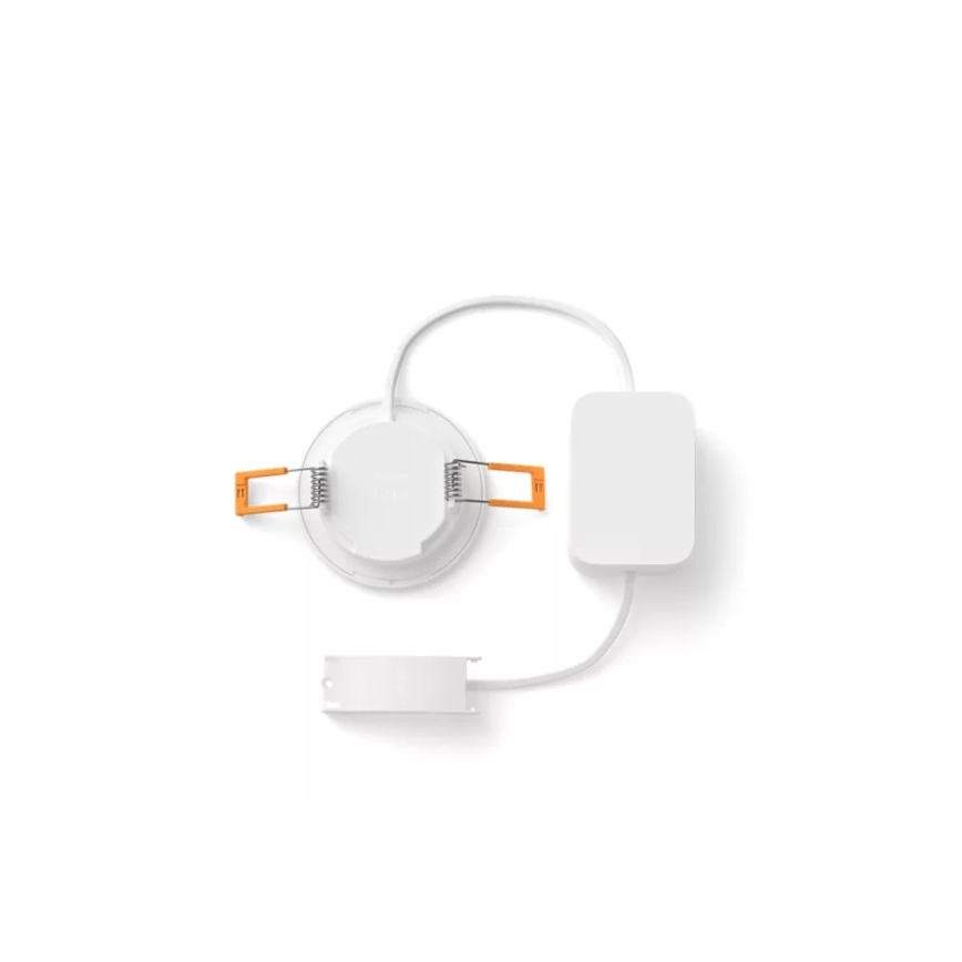 Philips - SET 3x LED RGBW compatibil cu dimmer spot încastrat pentru baie Hue SLIM LED/8,3W/230V 1000-20000K alb P44