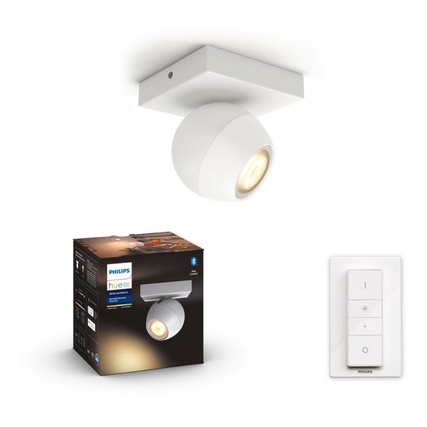 Philips - Spot LED dimabil Hue BUCKRAM 1xGU10/5W/230V cu telecomandă