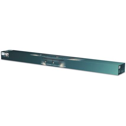 Philips - Spot LED RGBW dimmabil pentru sistem pe șină EASYLINK HUE 3xGU10/4,7W/230V 2200-6500K 1m negru