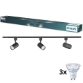 Philips - Spot LED reglabil pentru sistemul de șină EASYLINK 3xGU10/6,2W/230V 2200-2700K 1m negru