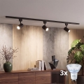 Philips - Spot LED reglabil pentru sistemul de șină EASYLINK 3xGU10/7W/230V 2200-2700K 1m negru