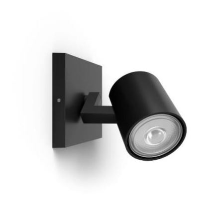 Philips - spot LED RGBW reglabil RUNNER 1xGU10/6,5W/230V 2700-6500K negru