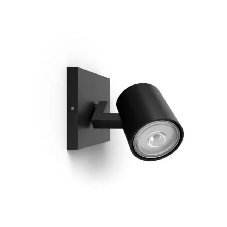Philips - spot LED RGBW reglabil RUNNER 1xGU10/6,5W/230V 2700-6500K negru