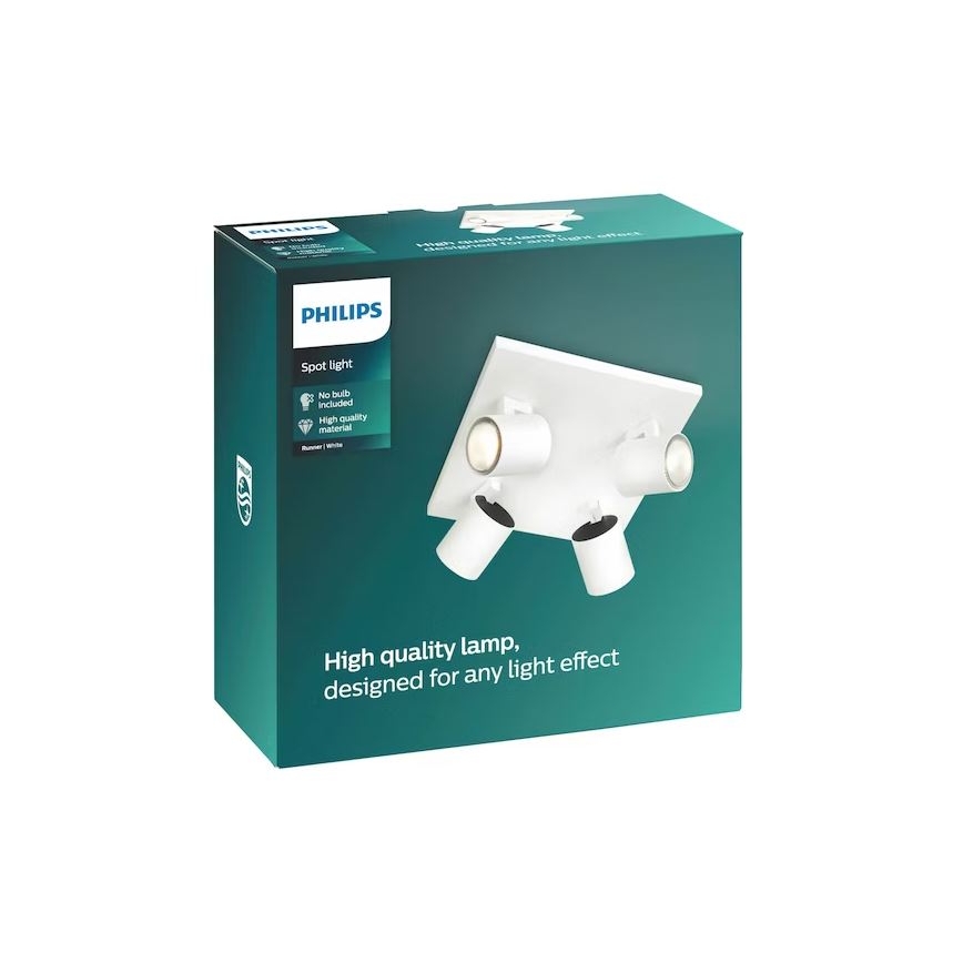 Philips - LED RGBW Lampă spot dimabilă RUNNER 4xGU10/6,5W/230V 2700-6500K albă