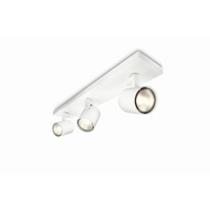 Philips - Spot LED RGBW dimerizabil RUNNER 3xGU10/6,5W/230V 2700-6500K alb