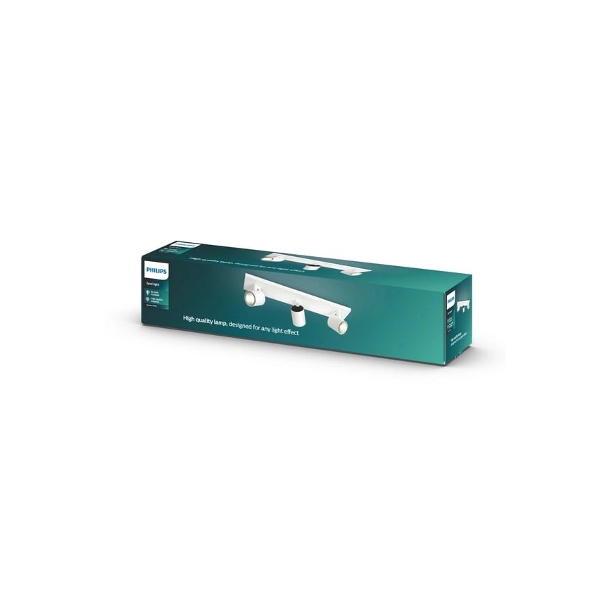 Philips - Spot LED RGBW dimerizabil RUNNER 3xGU10/6,5W/230V 2700-6500K alb