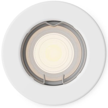 Philips - Spot LED RGBW reglabil încastrat PERIDOT 1xGU10/6W/230V alb + telecomandă