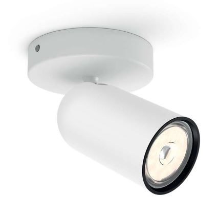 Philips - Spot LED RGBW dimabil PONGEE, 1x GU10, 4,8 W, 230 V, 3000 K, alb + telecomandă