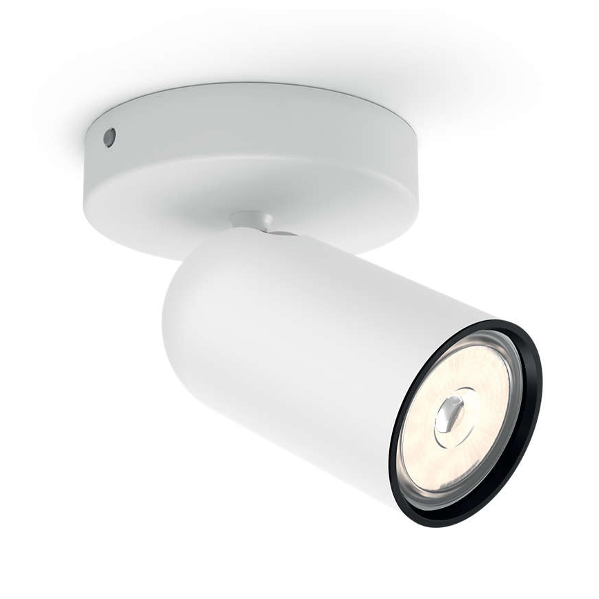 Philips - Spot LED RGBW dimabil PONGEE, 1x GU10, 4,8 W, 230 V, 3000 K, alb + telecomandă