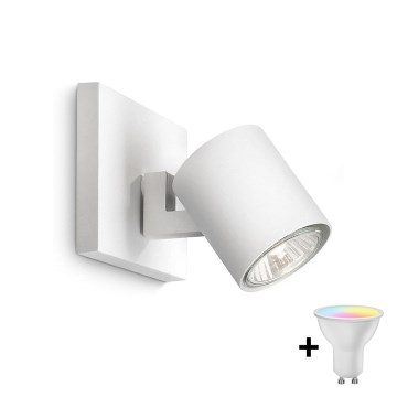 Philips - Spot LED RGBW reglabil RUNNER 1xGU10/6,5W/230V 2700-6500K alb