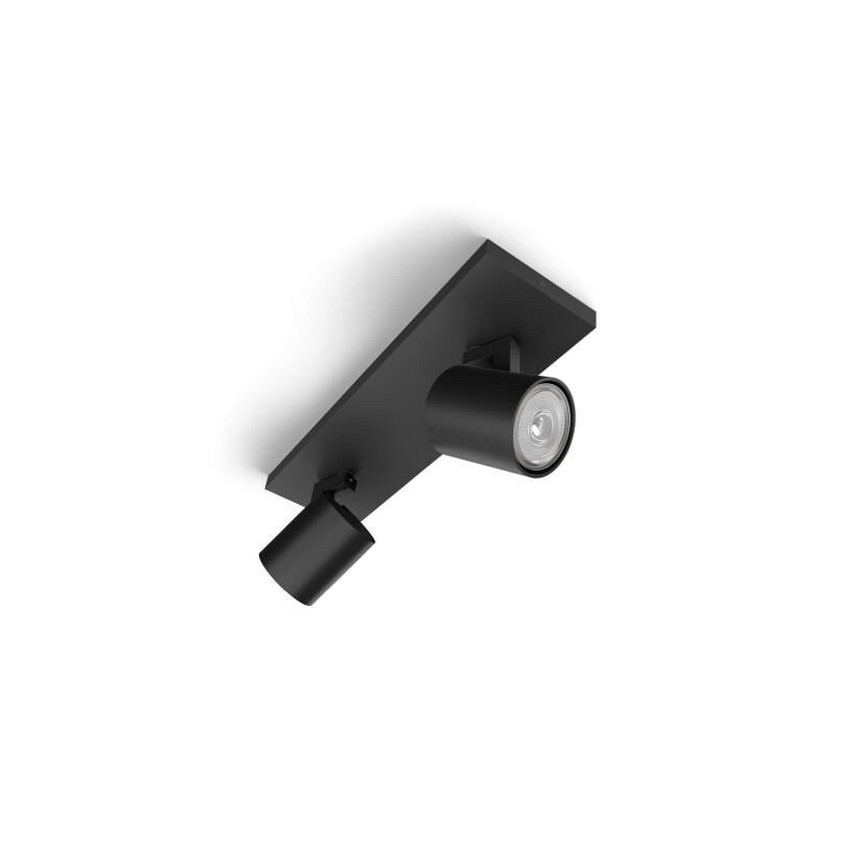 Philips - Spot LED RGBW reglabil RUNNER 2xGU10/6,5W/230V 2700-6500K negru