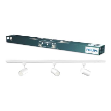 Philips - Spot pe șină EASYLINK 3xGU10/7W/230V 1m alb