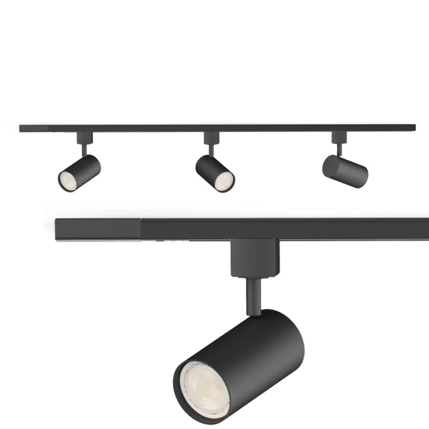 Philips - Spot pentru șină EASYLINK 3xGU10/7W/230V 1m negru