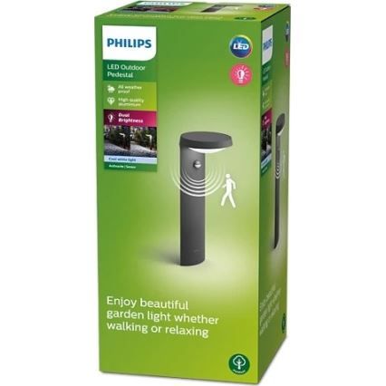 Philips - Lampă LED de exterior cu senzor LED/9W/230V 4000K IP44